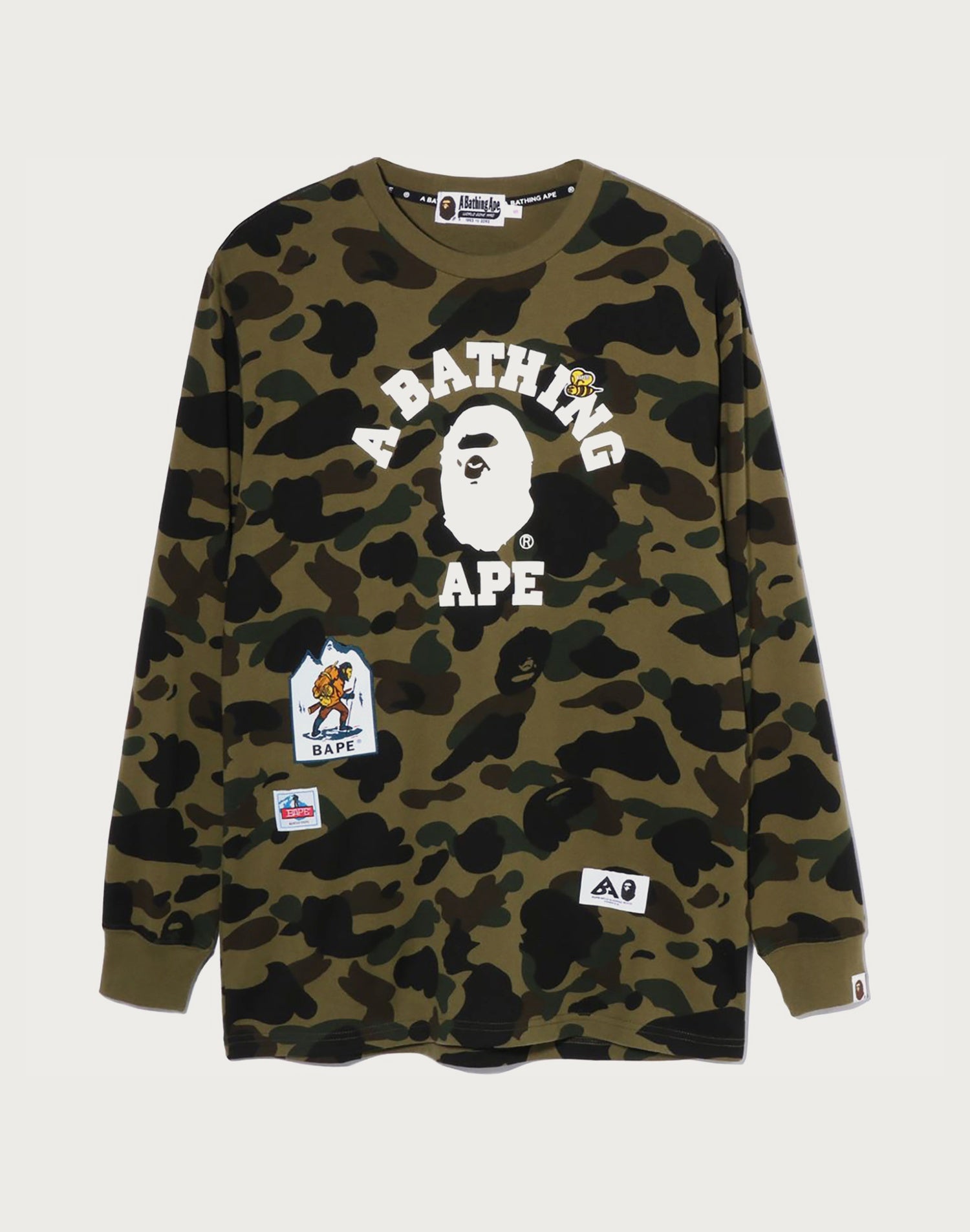 MULTI LABEL 1ST CAMO L/S TEE LADIES