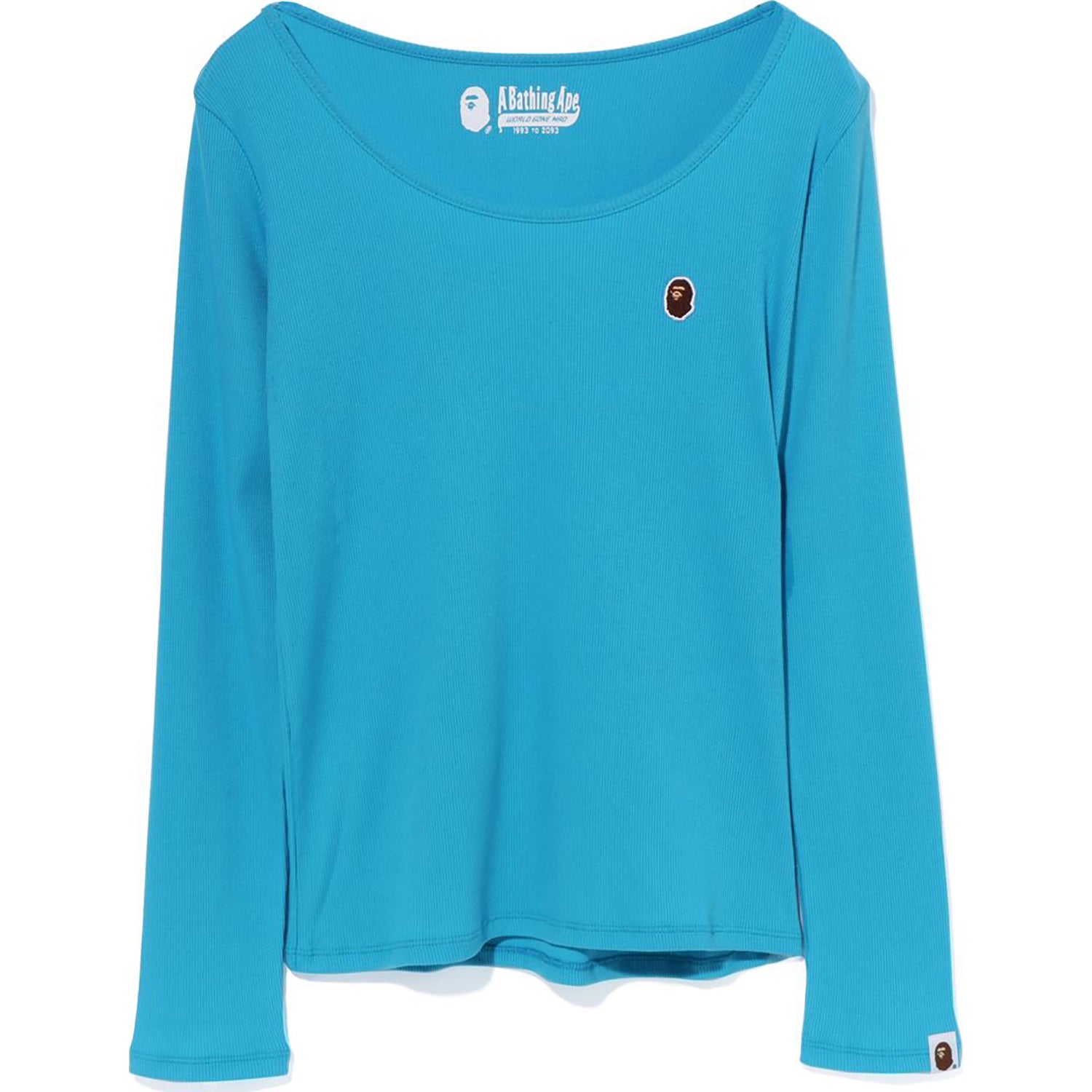 APE HEAD ONE POINT RIB L/S TEE LADIES