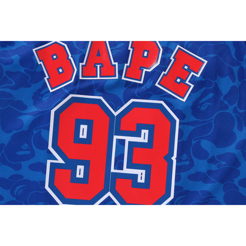 BAPE X BAPE X MITCHELL & NESS NHL NEW YORK RANGERS MESH HOCKEY JERSEY L/S  TEE MENS