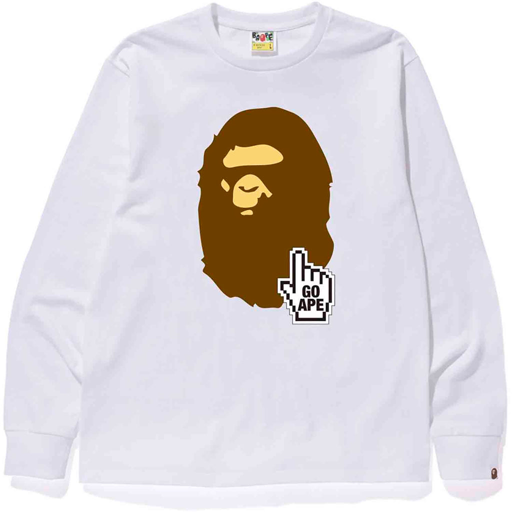 BAPE ONLINE L/S TEE M BAPEC MENS | us.bape.com