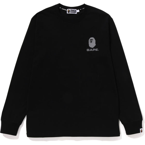 BAPE REFLECTIVE PRINT L/S TEE MENS | us.bape.com