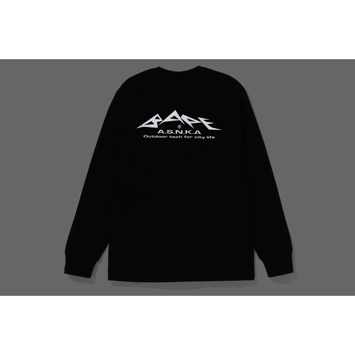 BAPE REFLECTIVE PRINT L/S TEE MENS