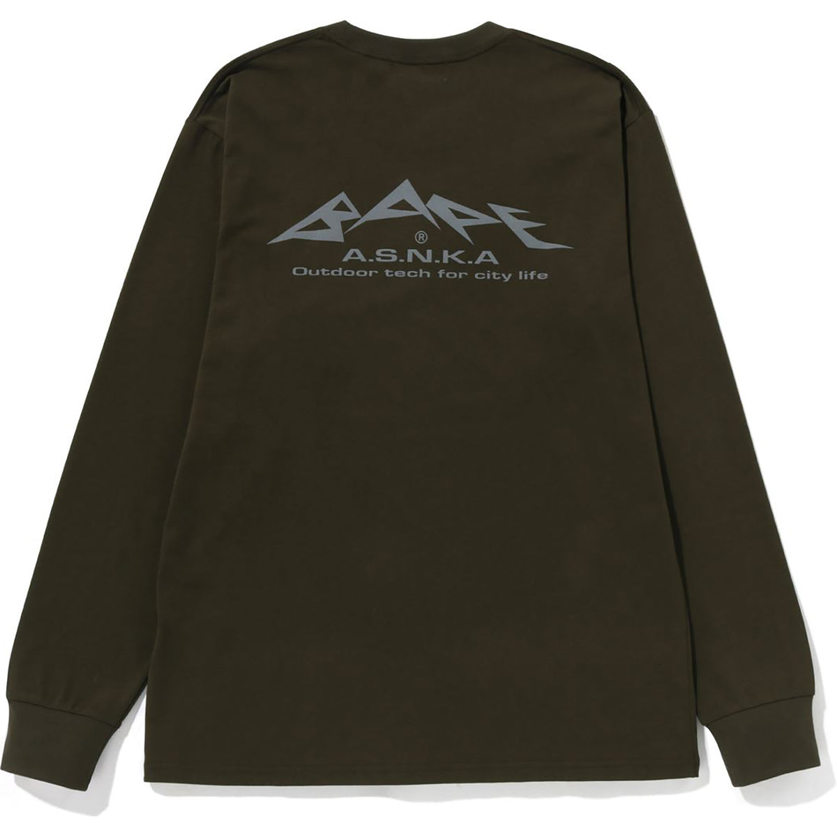 BAPE REFLECTIVE PRINT L/S TEE MENS