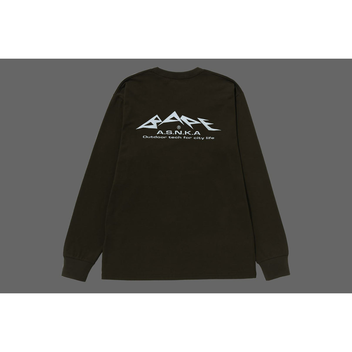 BAPE REFLECTIVE PRINT L/S TEE MENS