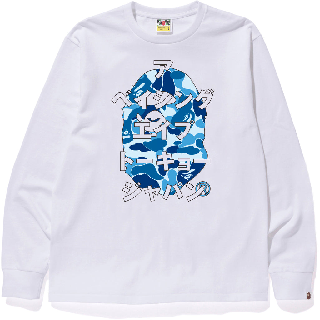 ABC CAMO JAPANESE LETTERS L/S TEE MENS