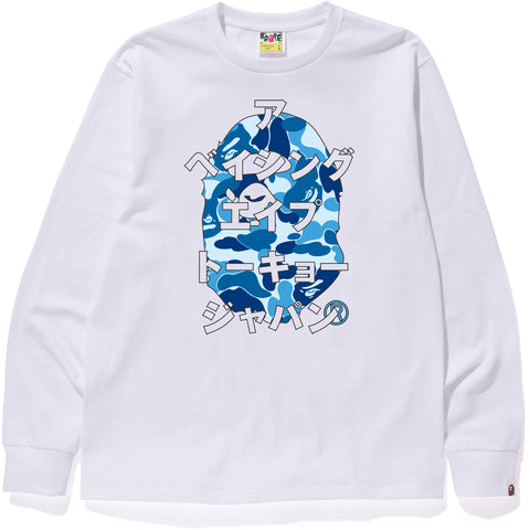 ABC CAMO JAPANESE LETTERS L/S TEE MENS