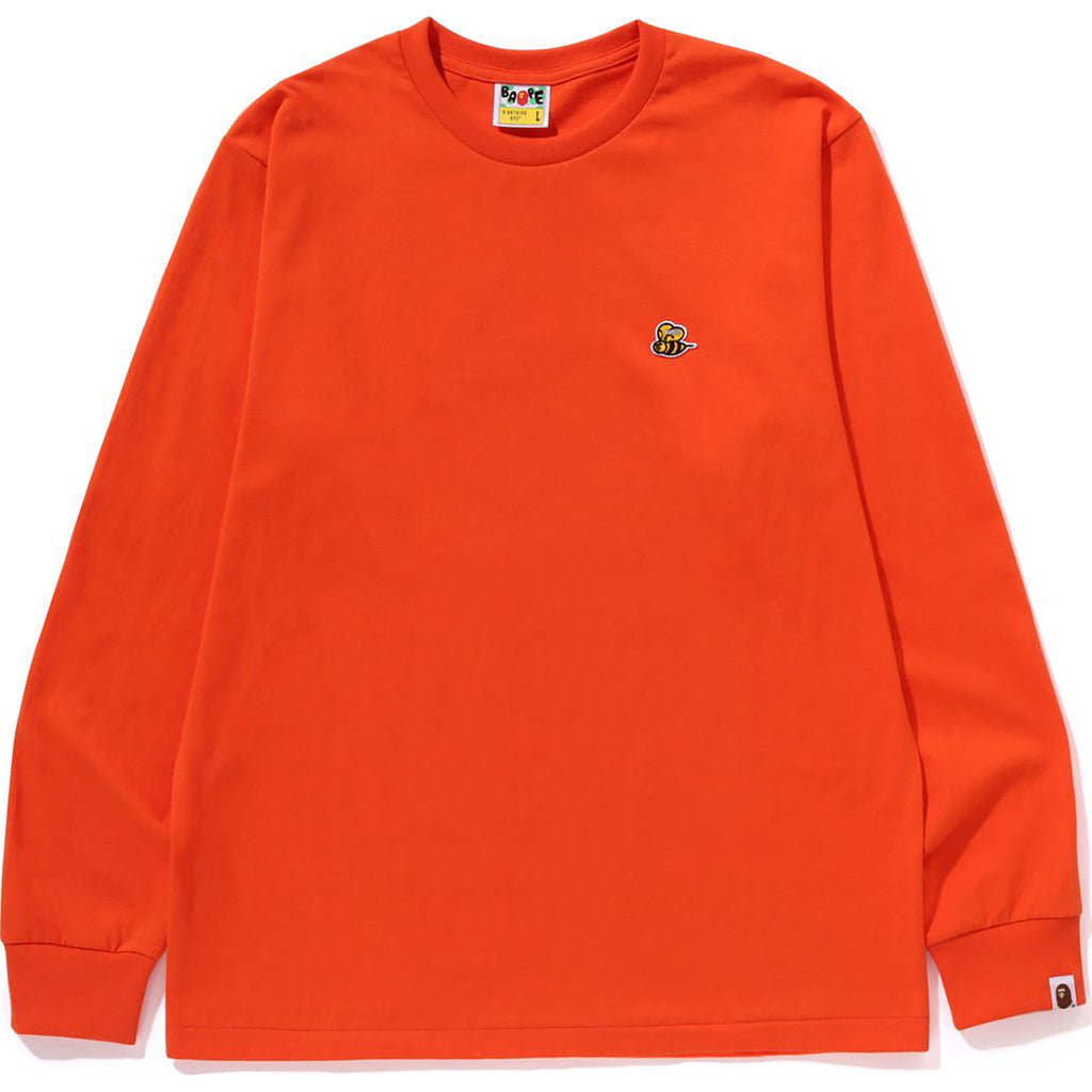BAPE BEE ONE POINT L/S TEE MENS