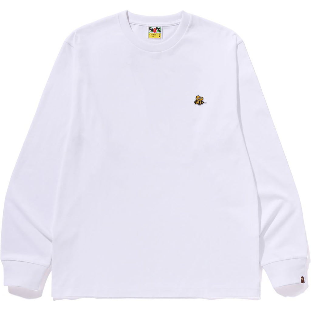 BAPE BEE ONE POINT L/S TEE MENS | us.bape.com