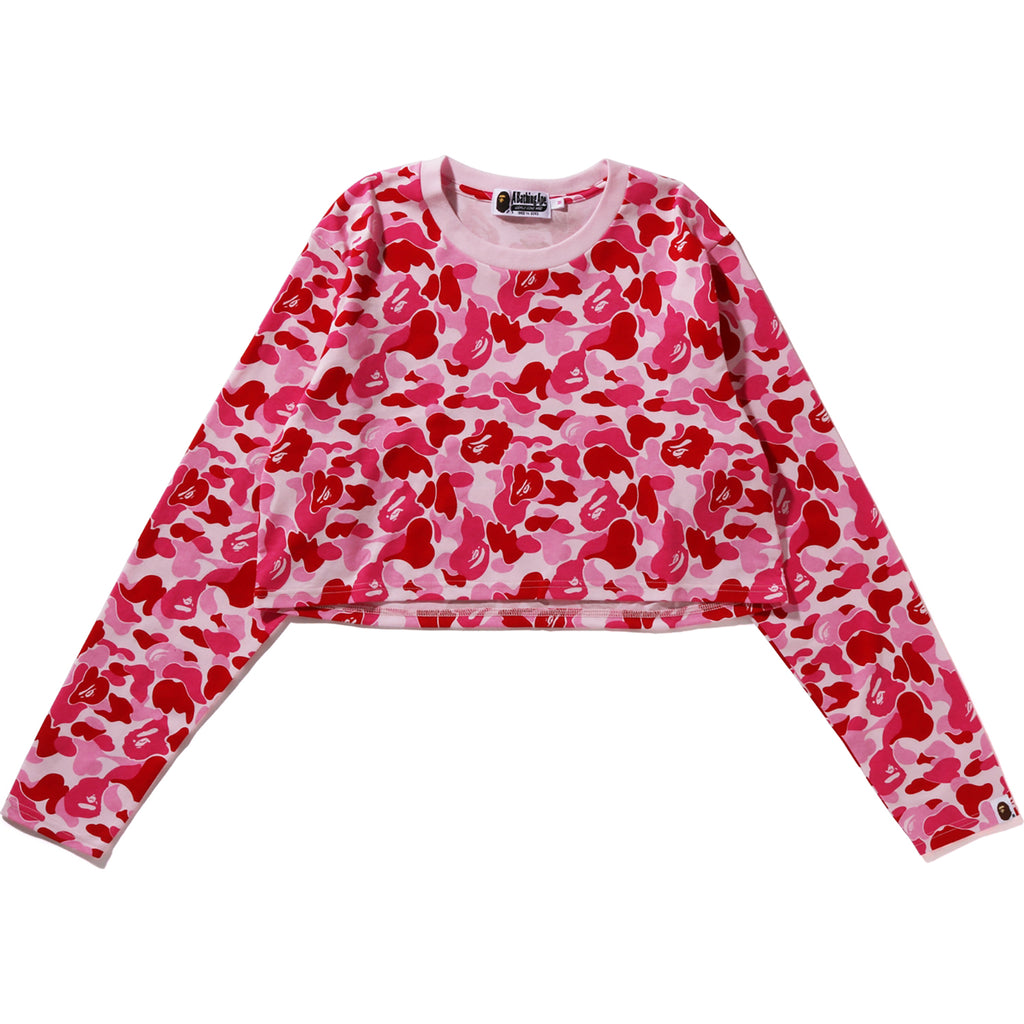 ABC CAMO CROPPED L/S TEE LADIES