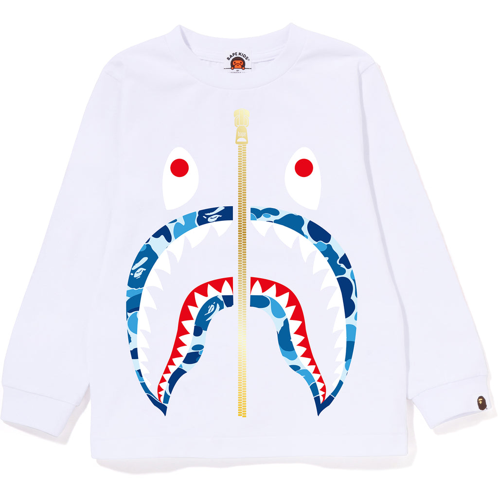 ABC CAMO SHARK L/S TEE KIDS