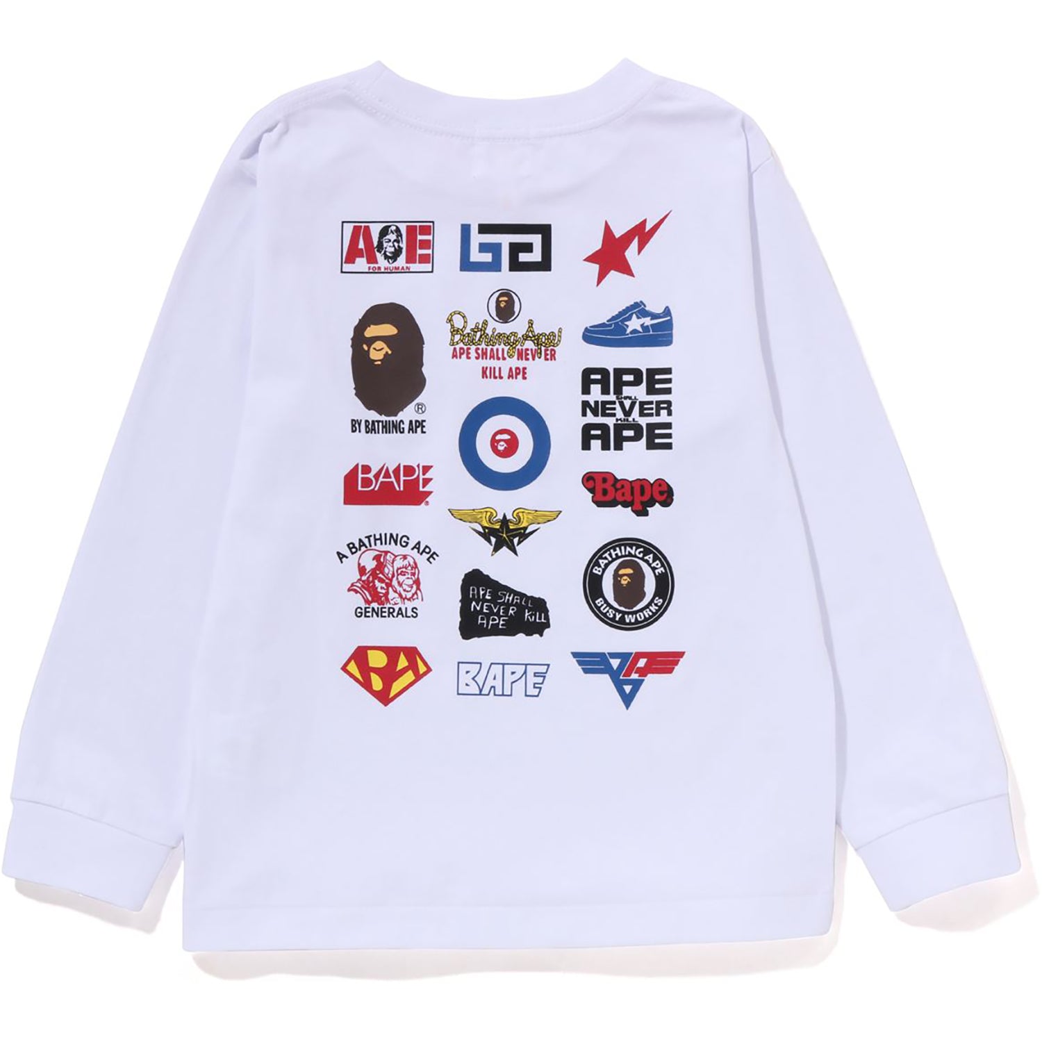 MULTI LOGO L/S TEE KIDS