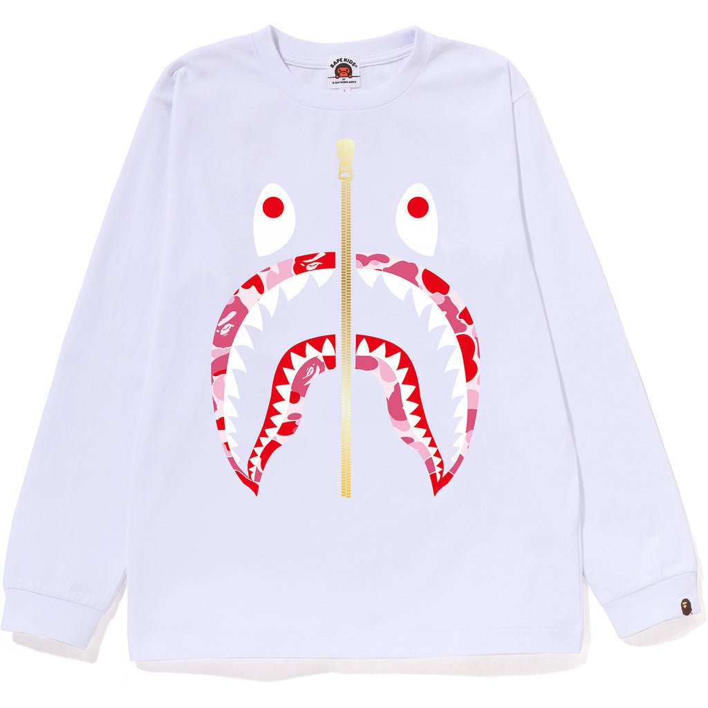 ABC CAMO SHARK L/S TEE JR KIDS