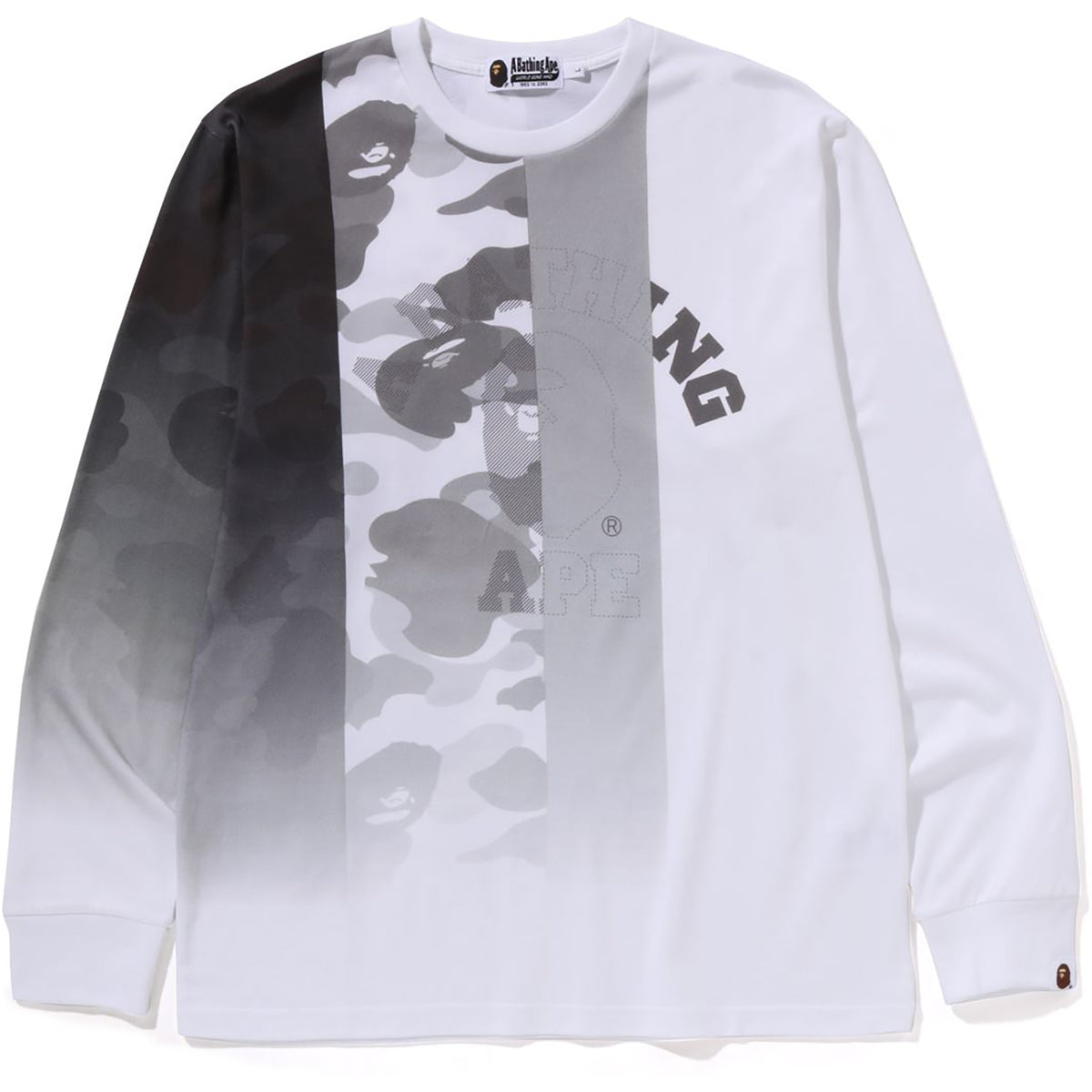 PATCH WORK PRINT LS TEE MENS