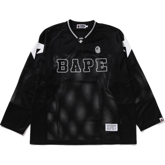 LINE CAMO MULTI LOGO RELAXED FIT FOOTBALL JERSEY MENS
