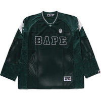 LINE CAMO MULTI LOGO RELAXED FIT FOOTBALL JERSEY MENS