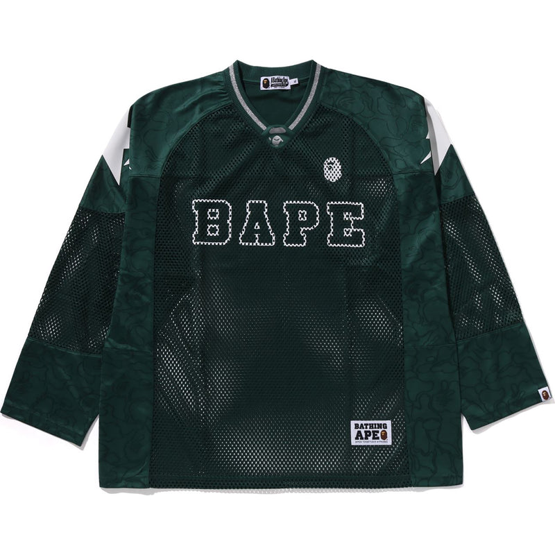 LINE CAMO MULTI LOGO RELAXED FIT FOOTBALL JERSEY MENS