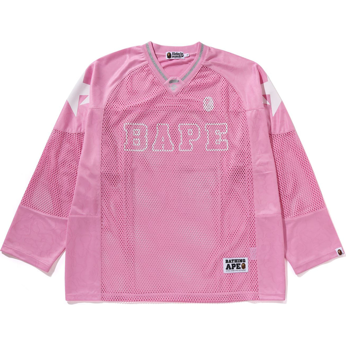 LINE CAMO MULTI LOGO RELAXED FIT FOOTBALL JERSEY MENS