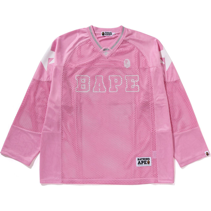 LINE CAMO MULTI LOGO RELAXED FIT FOOTBALL JERSEY MENS