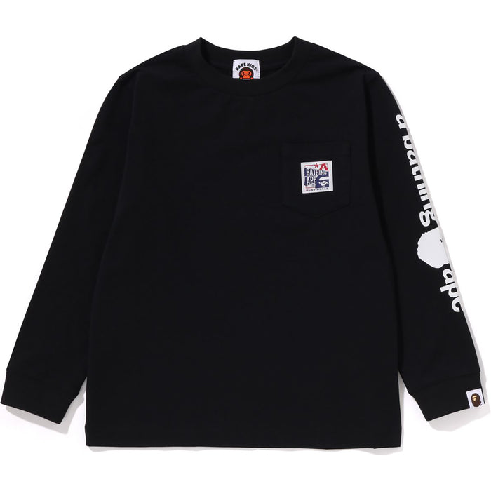 BUSY WORKS POCKET LS TEE KIDS