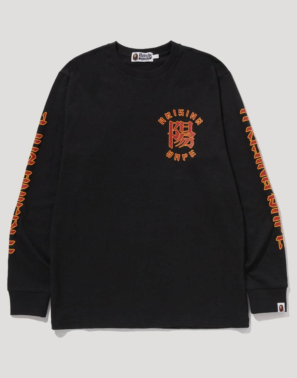 A RISING BAPE L/S TEE MENS