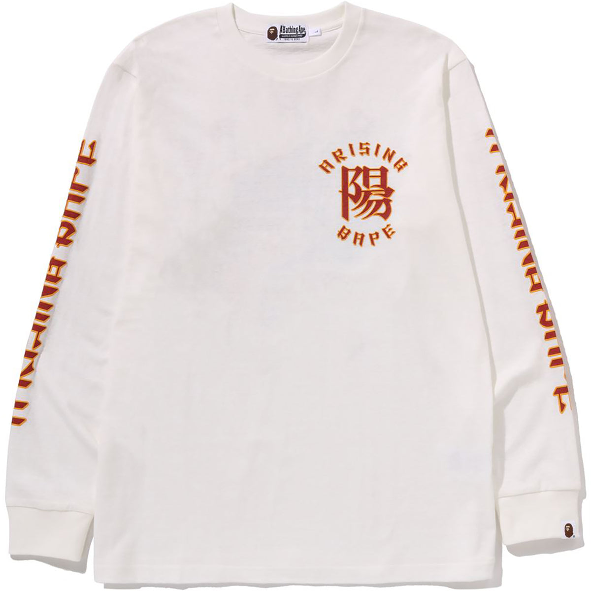 A RISING BAPE L/S TEE MENS