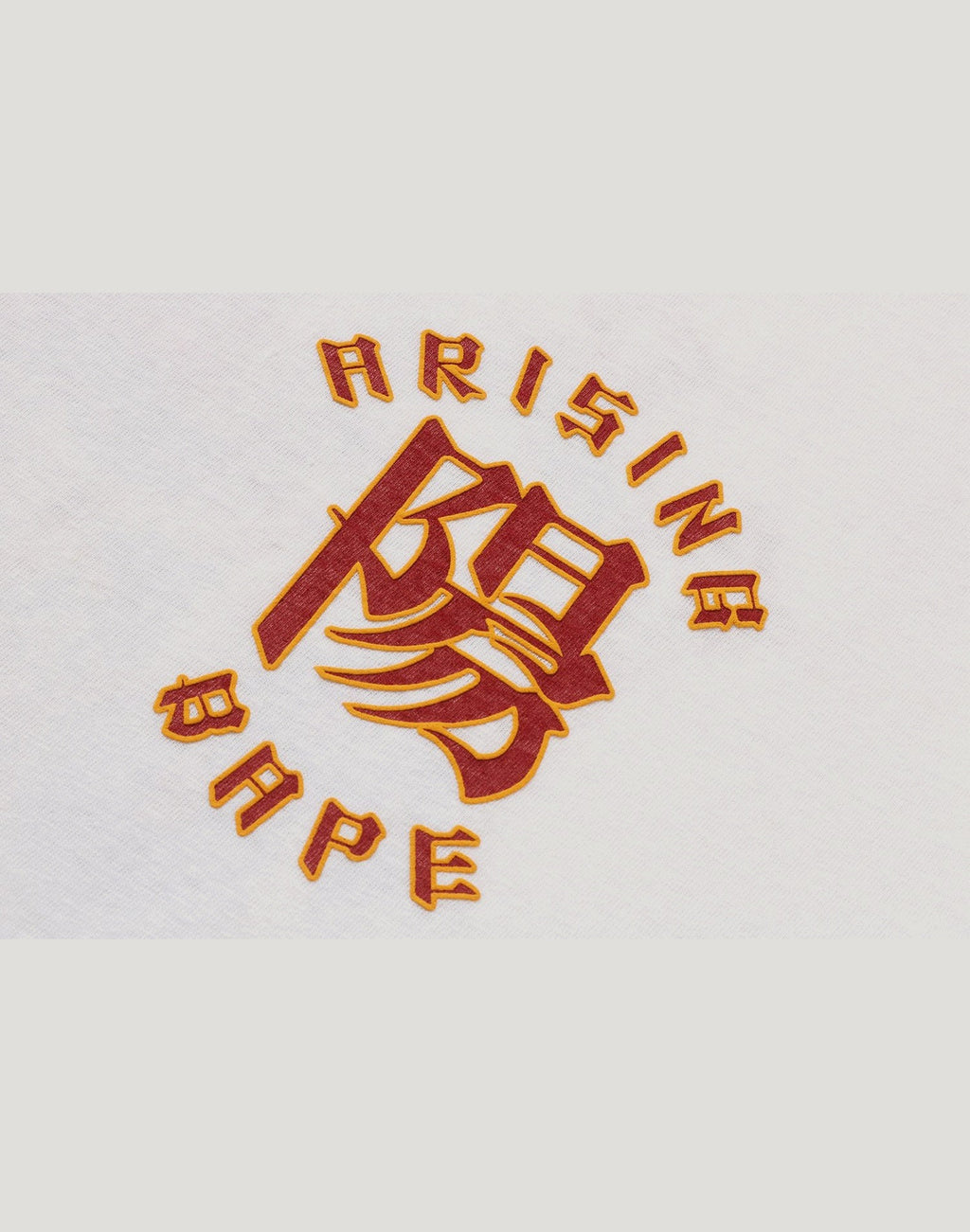 A RISING BAPE L/S TEE MENS