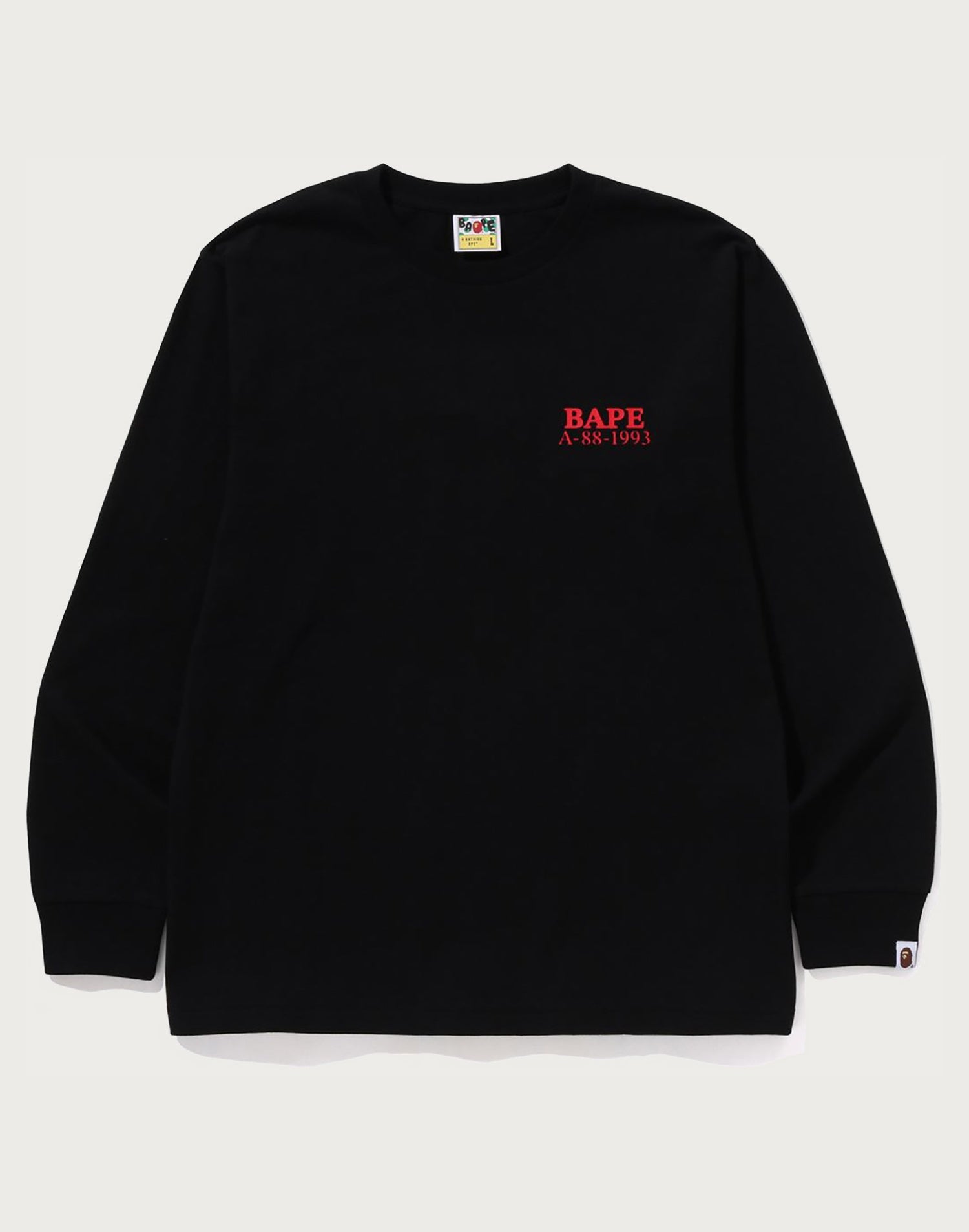 MOON APE HEAD OLD PHOTO L/S TEE MENS