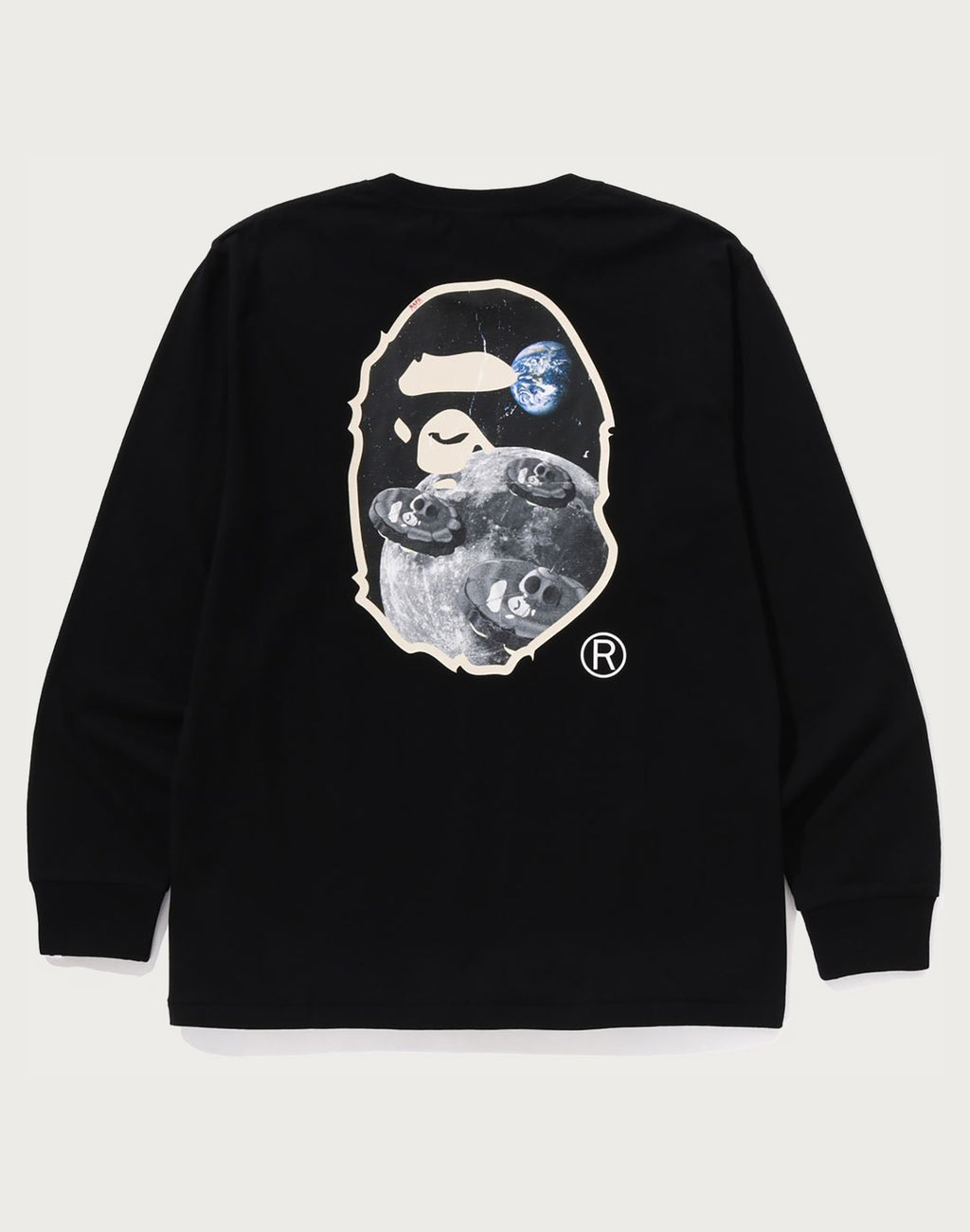 MOON APE HEAD OLD PHOTO L/S TEE MENS