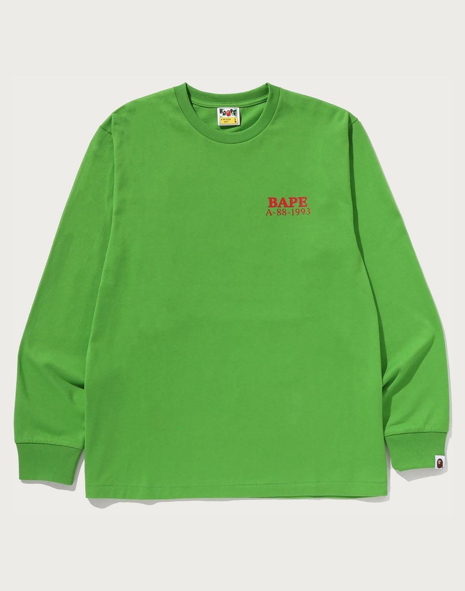 MOON APE HEAD OLD PHOTO L/S TEE MENS