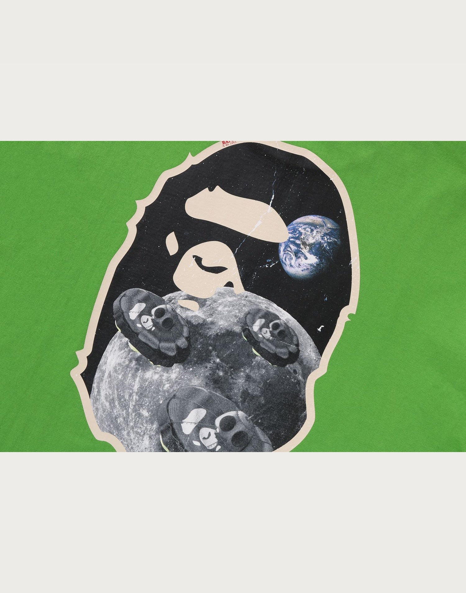 MOON APE HEAD OLD PHOTO L/S TEE MENS