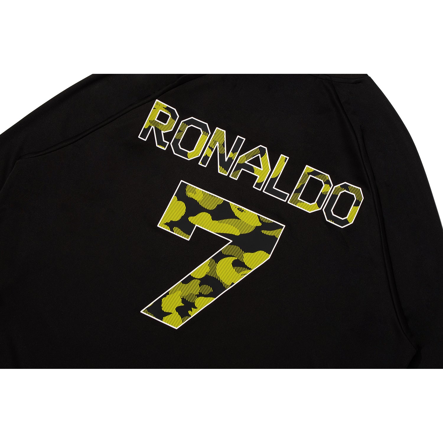 BAPE X CR7 LIFE MULTI LOGO POLY RELAXED FIT LS FOOTBALL JERSEY