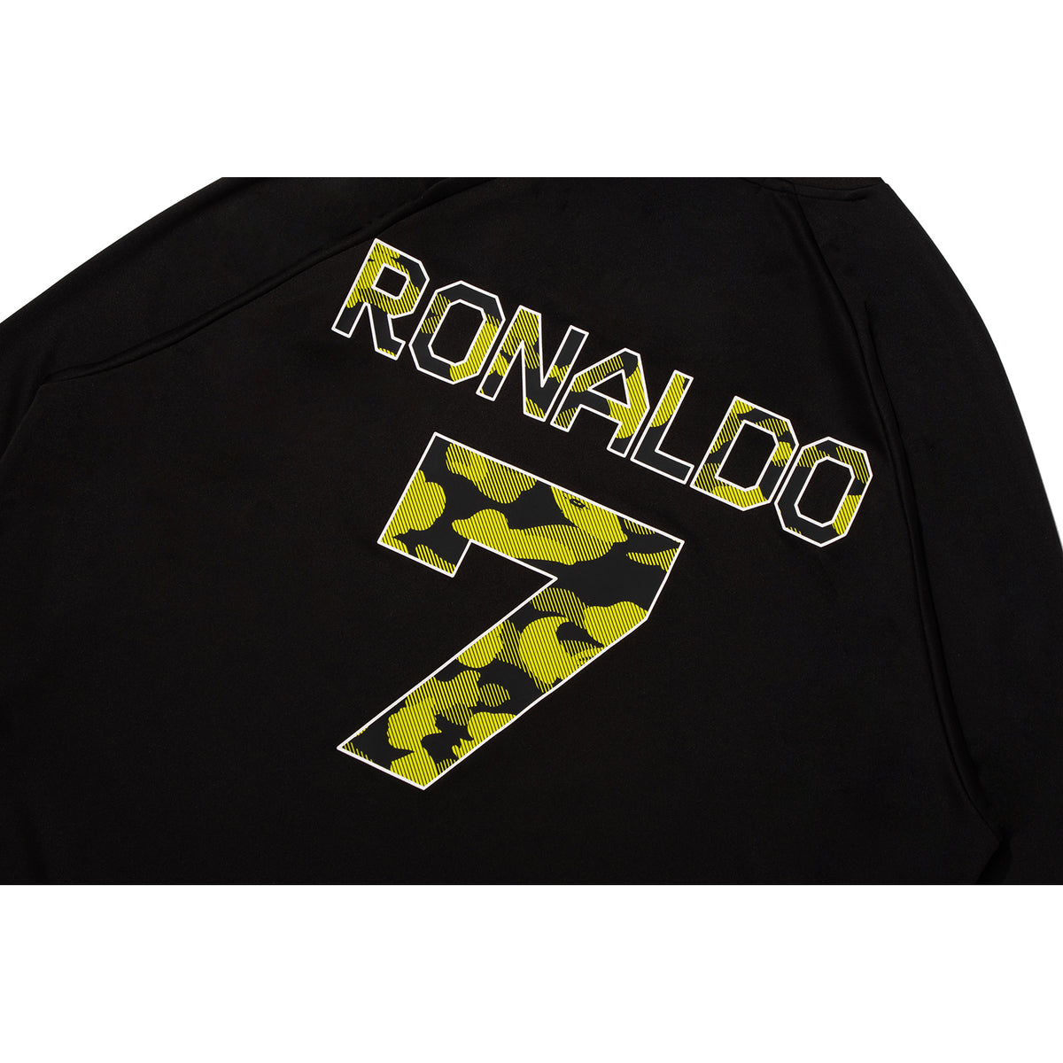 BAPE X CR7 LIFE MULTI LOGO POLY RELAXED FIT LS FOOTBALL JERSEY MENS
