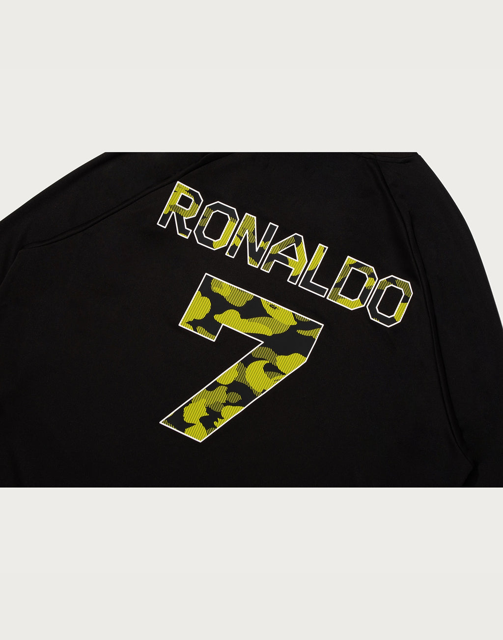 BAPE X CR7 LIFE MULTI LOGO POLY RELAXED FIT LS FOOTBALL JERSEY MENS