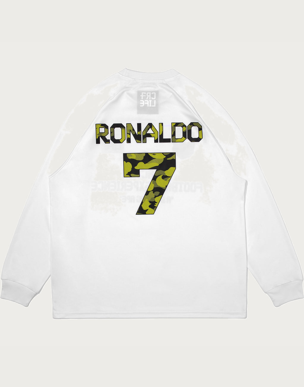 BAPE X CR7 LIFE MULTI LOGO POLY RELAXED FIT LS FOOTBALL JERSEY MENS