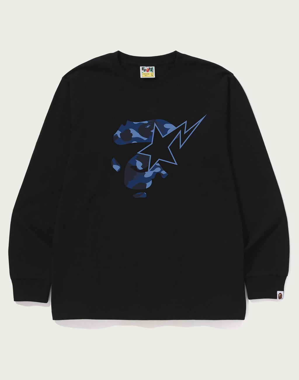 COLOR CAMO APE FACE STA LS TEE MENS
