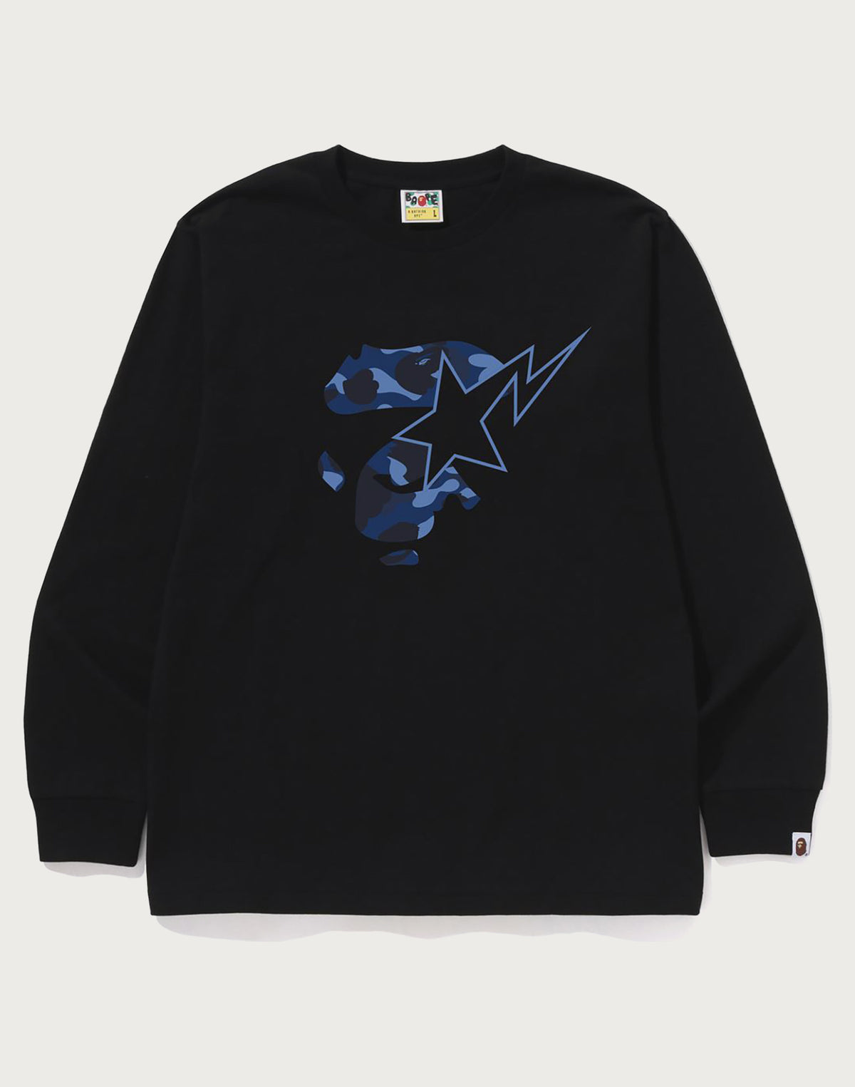 COLOR CAMO APE FACE STA LS TEE MENS