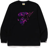 COLOR CAMO APE FACE STA LS TEE MENS