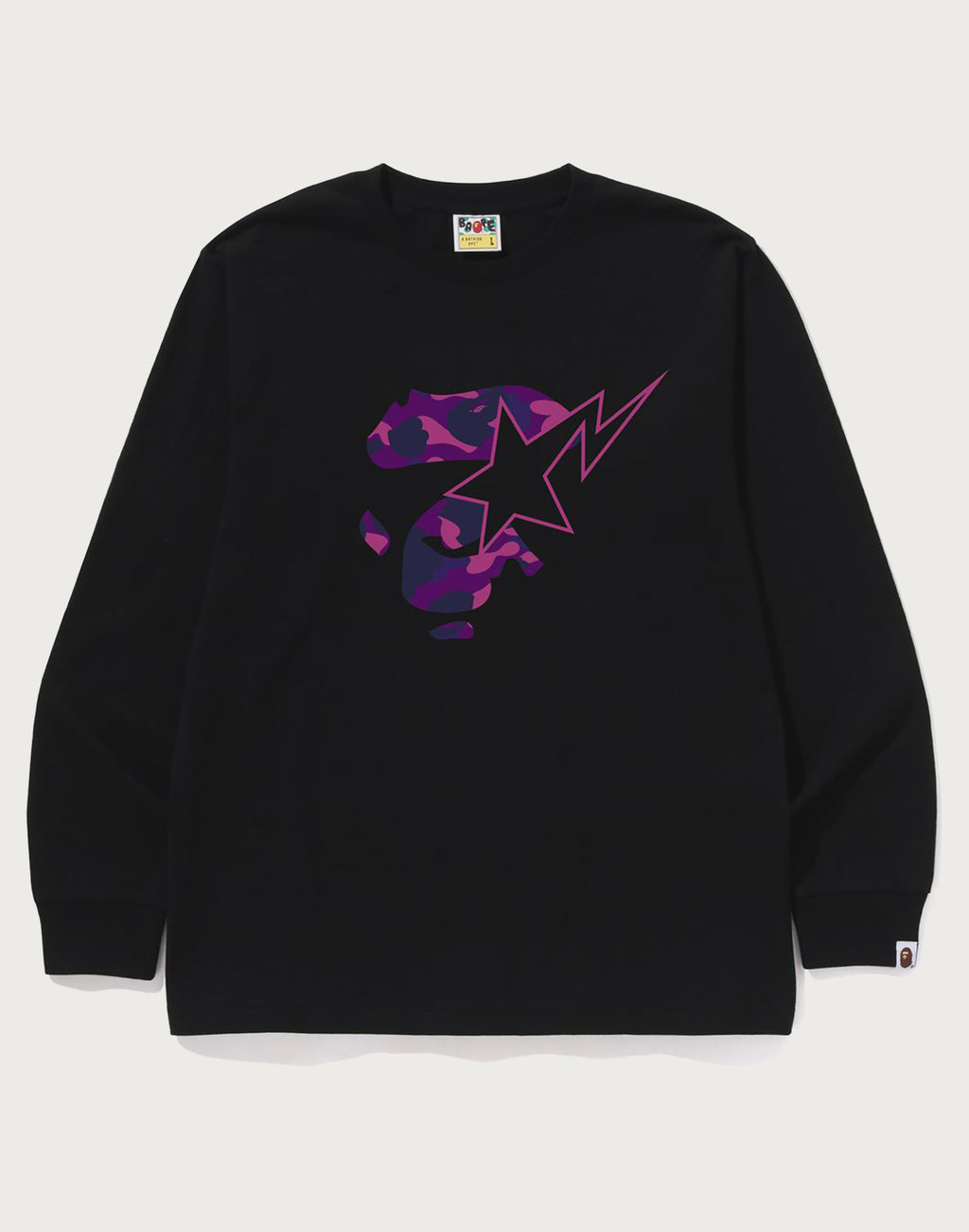 COLOR CAMO APE FACE STA LS TEE MENS
