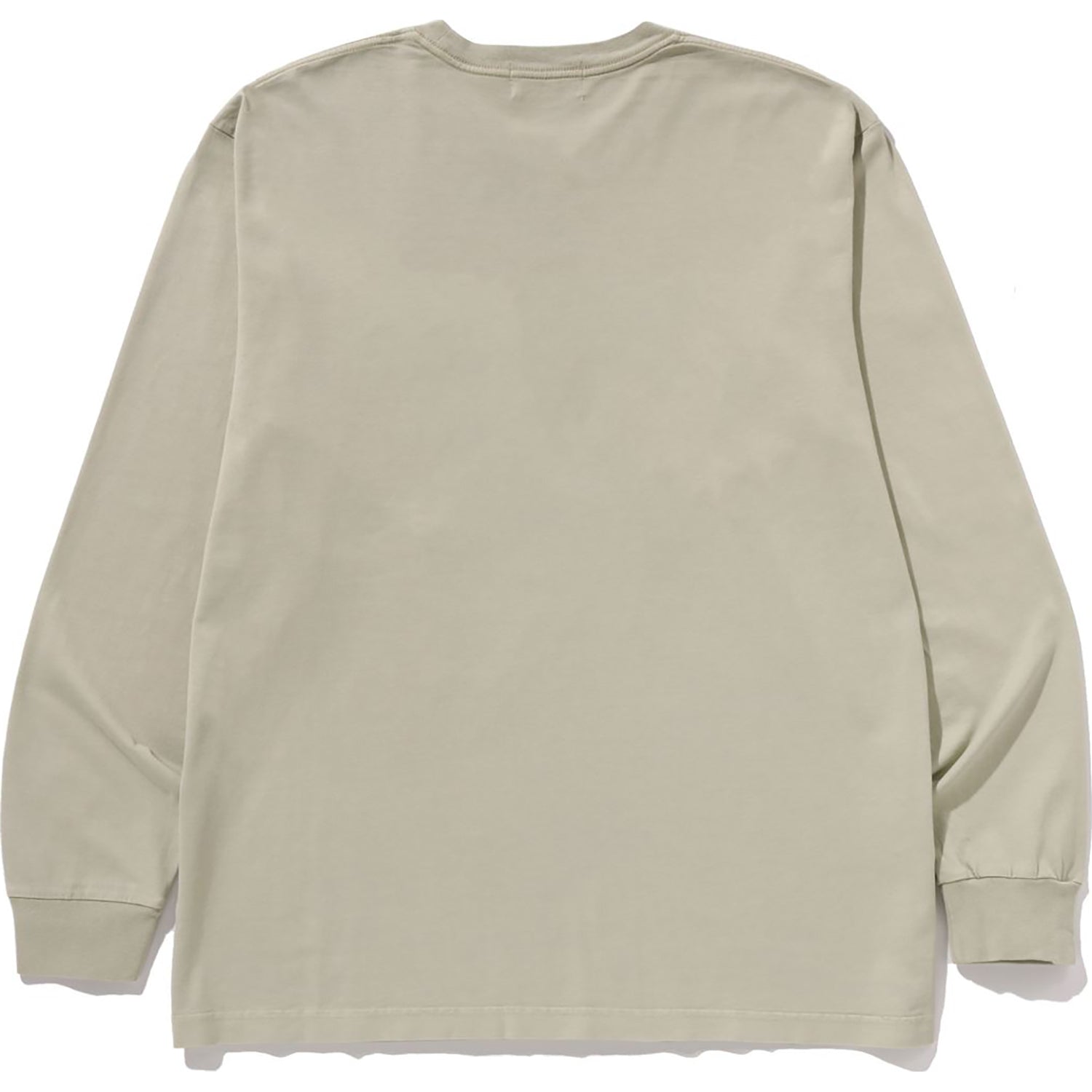 A Bathing Ape Men's Garment Dye College Relaxed Fit LS Tee | FW