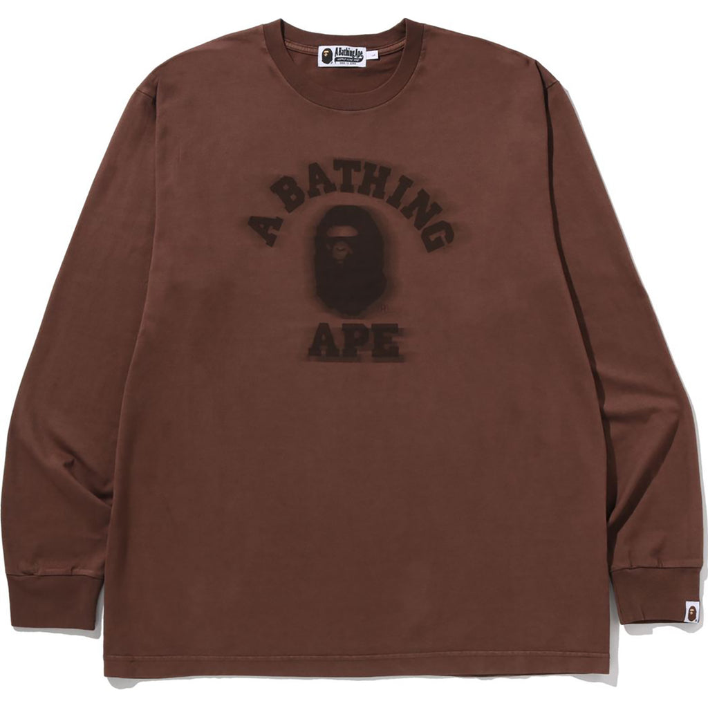 GARMENT DYE COLLEGE RELAXED FIT LS TEE MENS