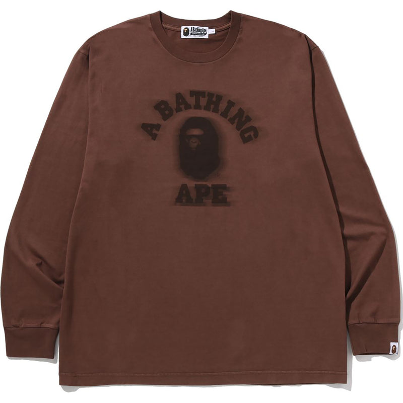 GARMENT DYE COLLEGE RELAXED FIT LS TEE MENS