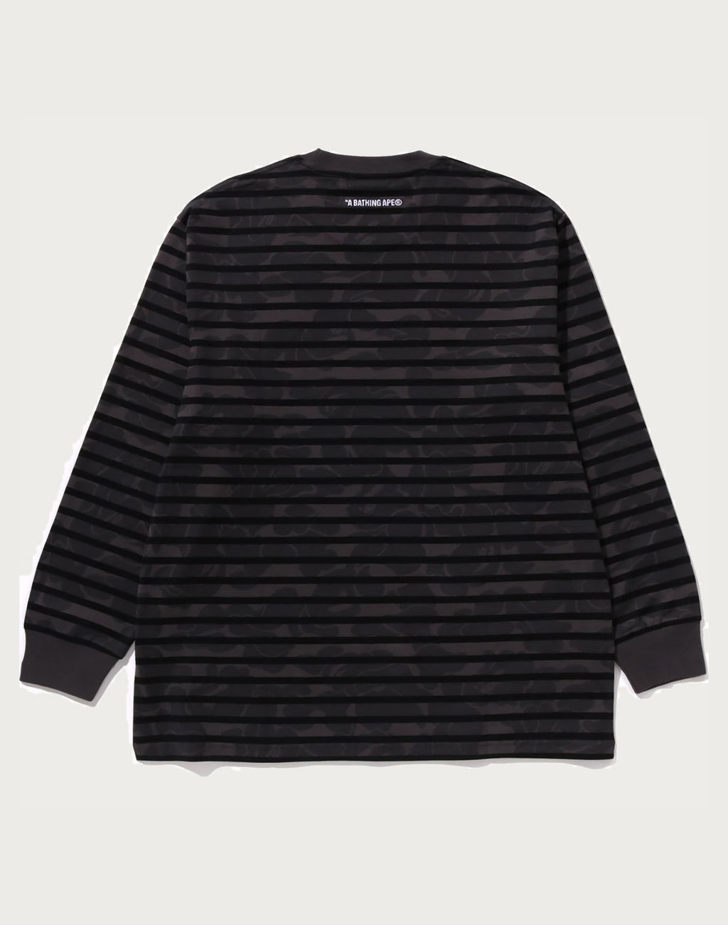 SOLID CAMO ONE POINT RELAXED FIT STRIPE LS TEE MENS