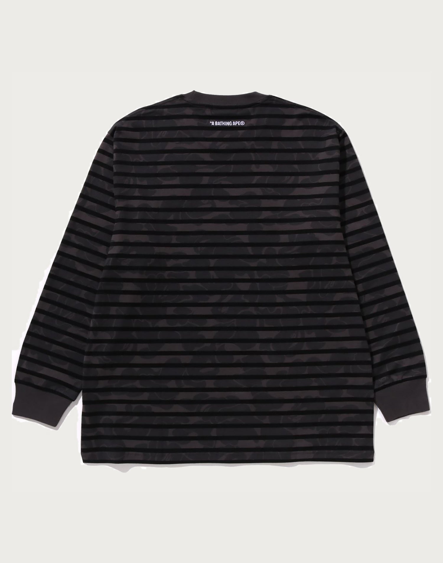 SOLID CAMO ONE POINT RELAXED FIT STRIPE LS TEE MENS