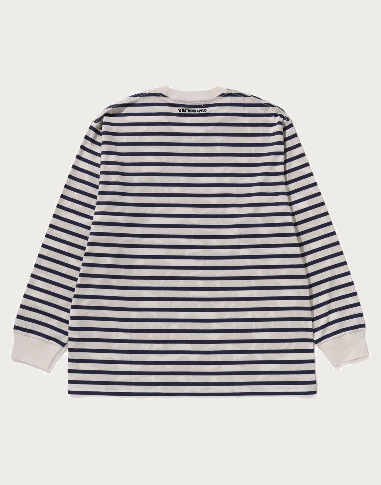 SOLID CAMO ONE POINT RELAXED FIT STRIPE LS TEE MENS