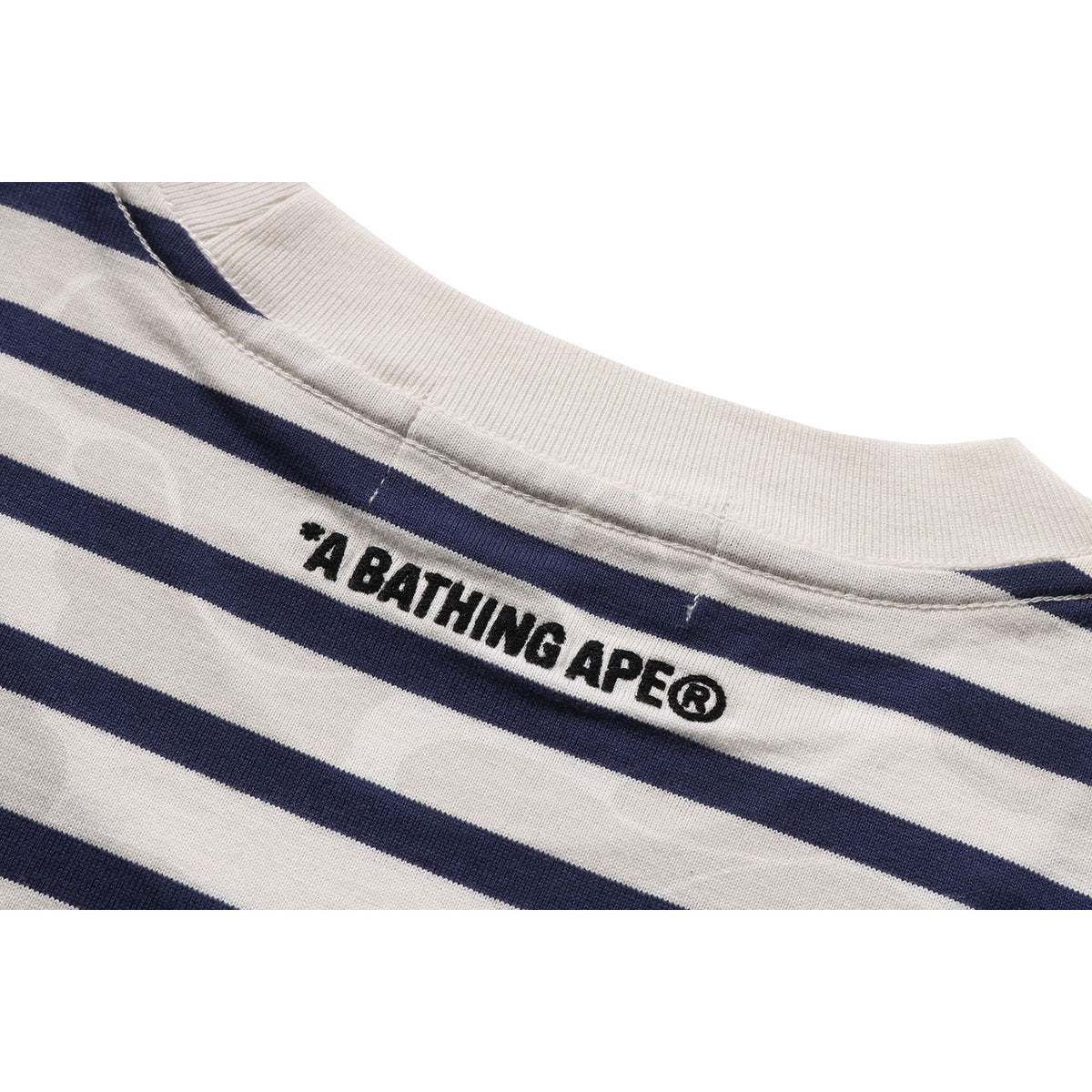 SOLID CAMO ONE POINT RELAXED FIT STRIPE LS TEE MENS