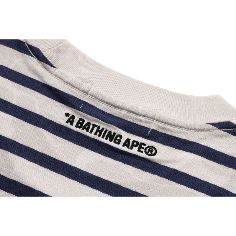 SOLID CAMO ONE POINT RELAXED FIT STRIPE LS TEE MENS