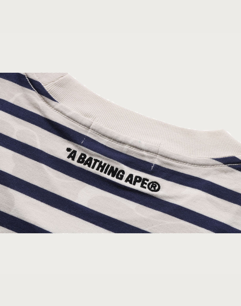 SOLID CAMO ONE POINT RELAXED FIT STRIPE LS TEE MENS