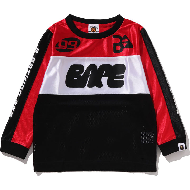 BAPE MESH LS TEE KIDS