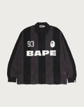 STA STRIPE PATTERN JACQUARD MULTI LOGO RELAXED FIT LS TEE MENS