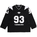 LINE CAMO MULTI LOGO CROPPED FIT FOOTBALL JERSEY MENS
